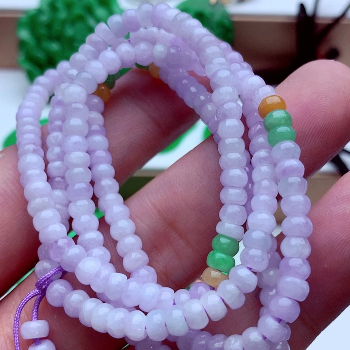 翡翠未镶嵌毛衣链