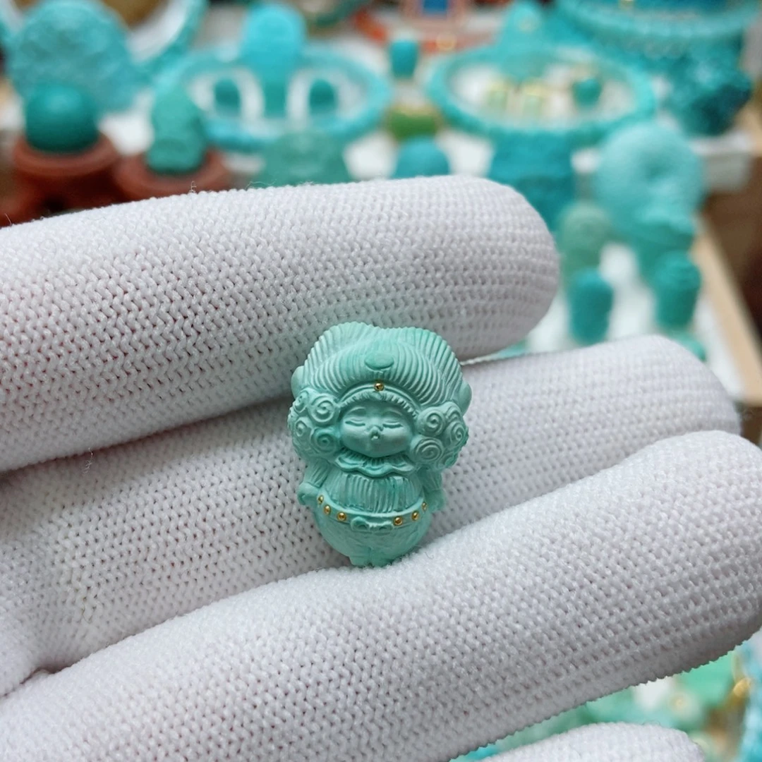 绿松石未镶嵌嘟嘟