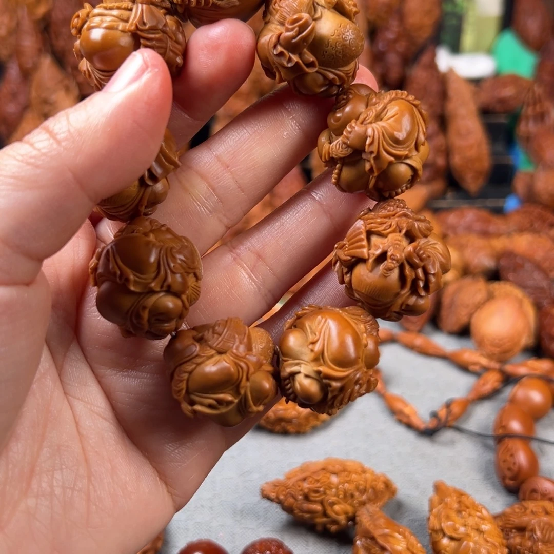 欢***爸橄榄核手串/手链核雕