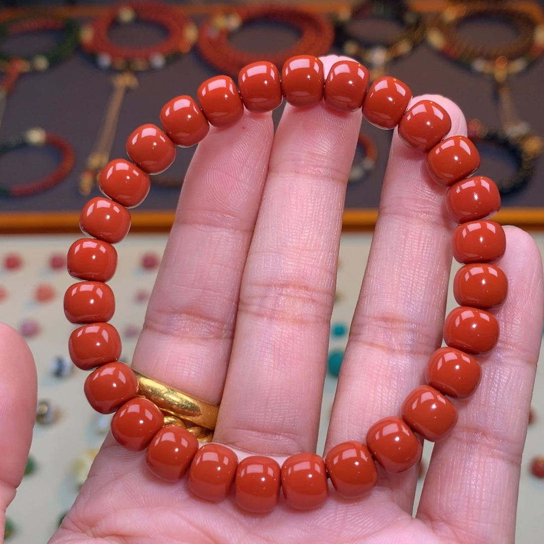 南红玛瑙未镶嵌颈饰