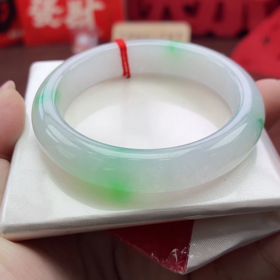 未镶嵌手镯翡翠9号微瑕漏