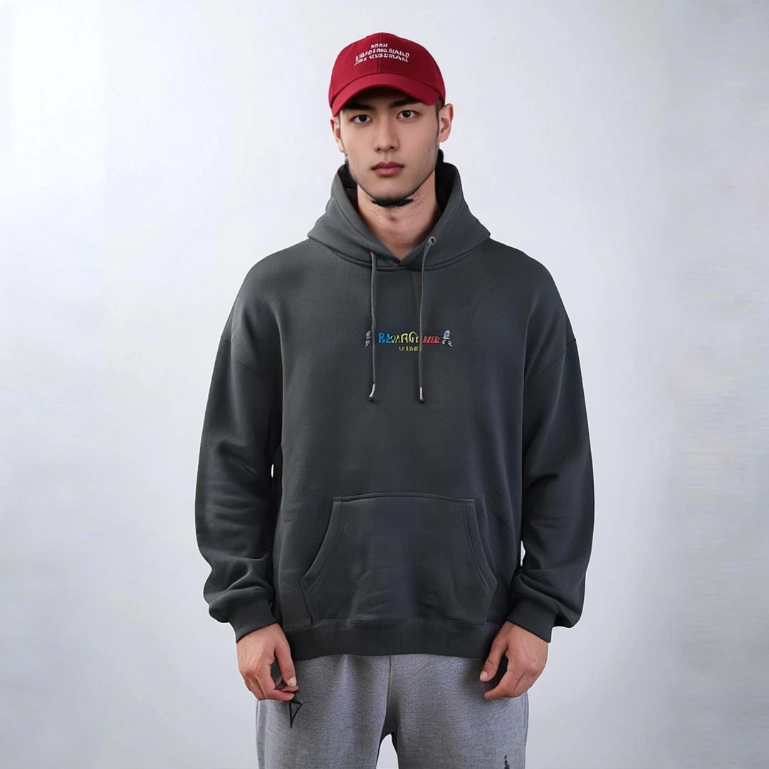 D05国际名品潮牌男士轻奢兰博双枪卫衣