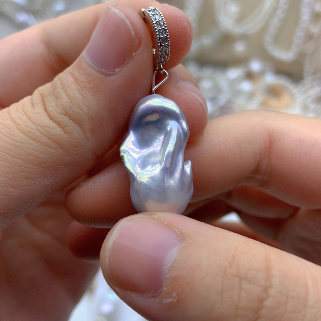 淡水珍珠未镶嵌耳饰