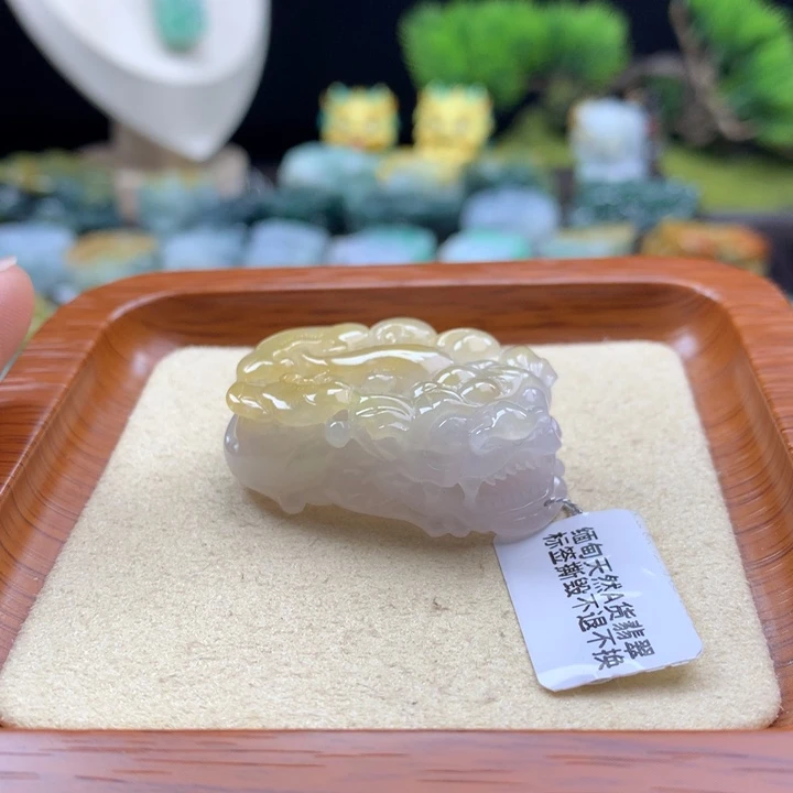 翡翠未镶嵌颈饰貔貅40