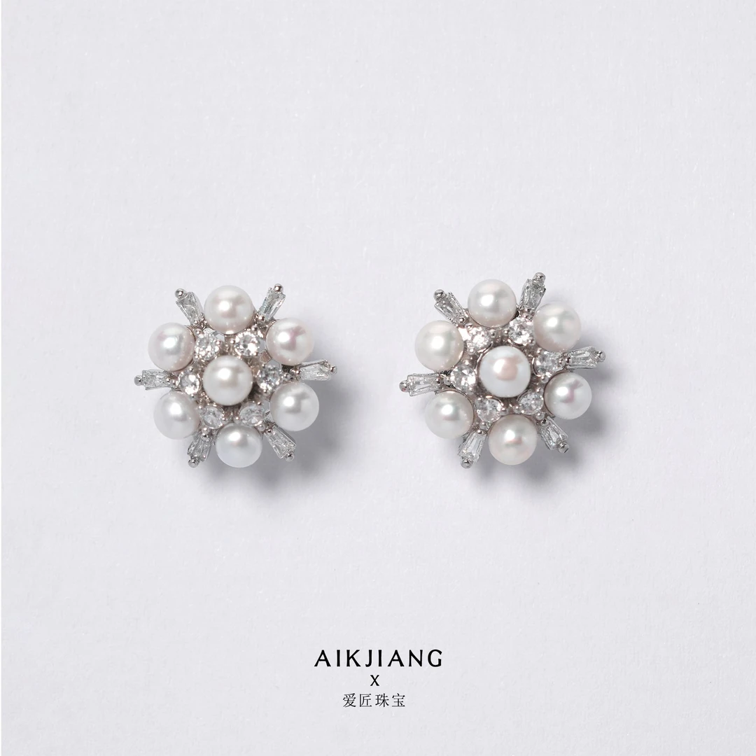 AIKJIANG/爱匠【孤品清货】淡水珍珠耳饰