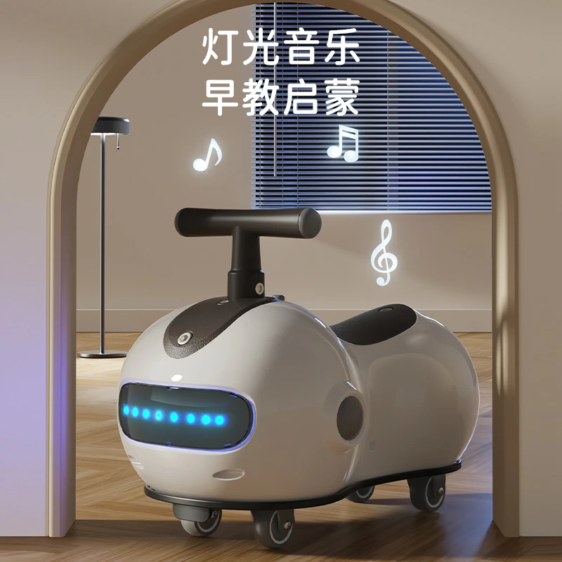 儿童花生学步车宝宝溜溜车防侧翻滑行车1-6岁男女宝宝可坐儿童车