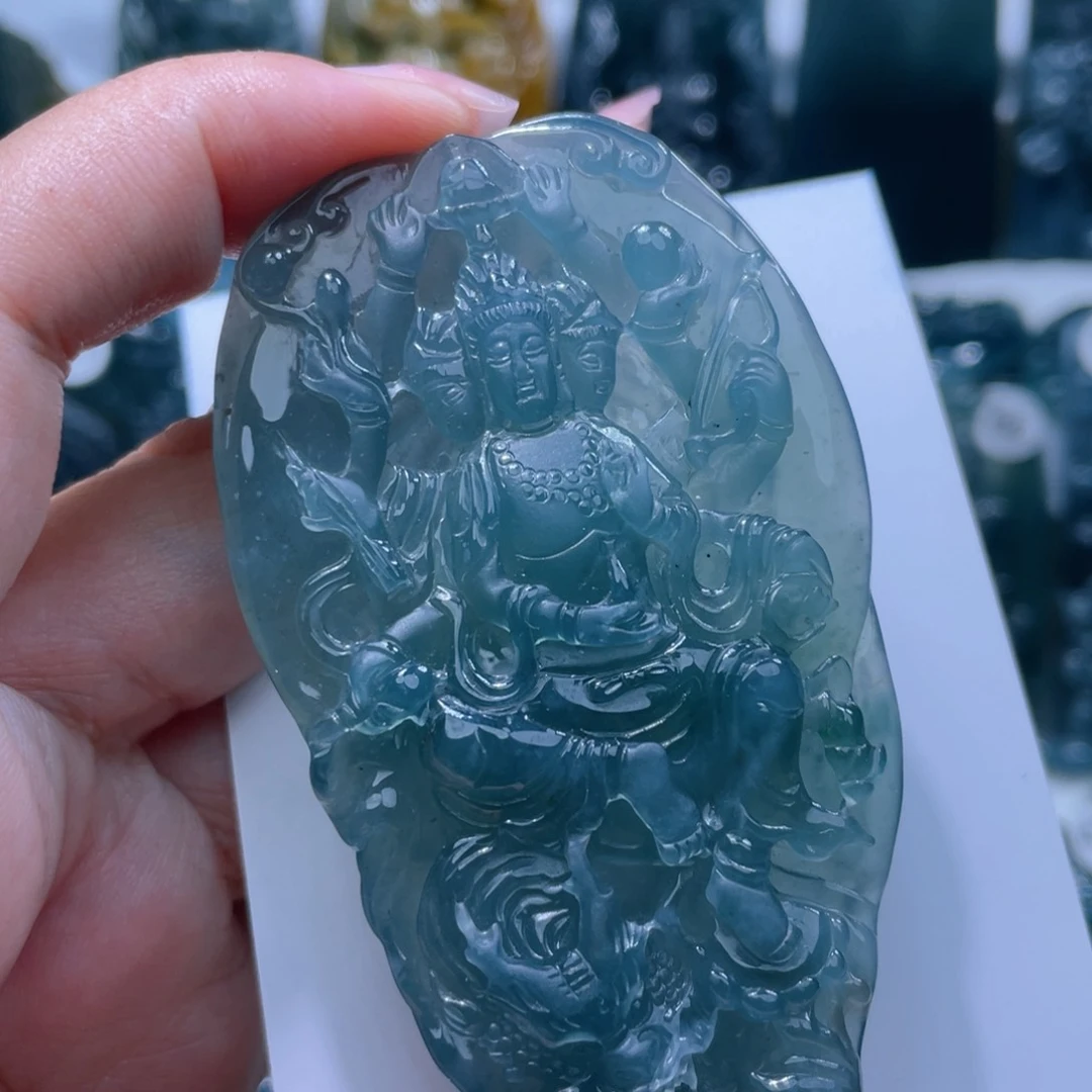 翡翠颈饰未镶嵌⑦**o