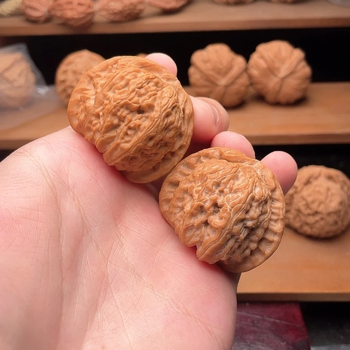 吊坠文玩核桃42原装全品老款球白