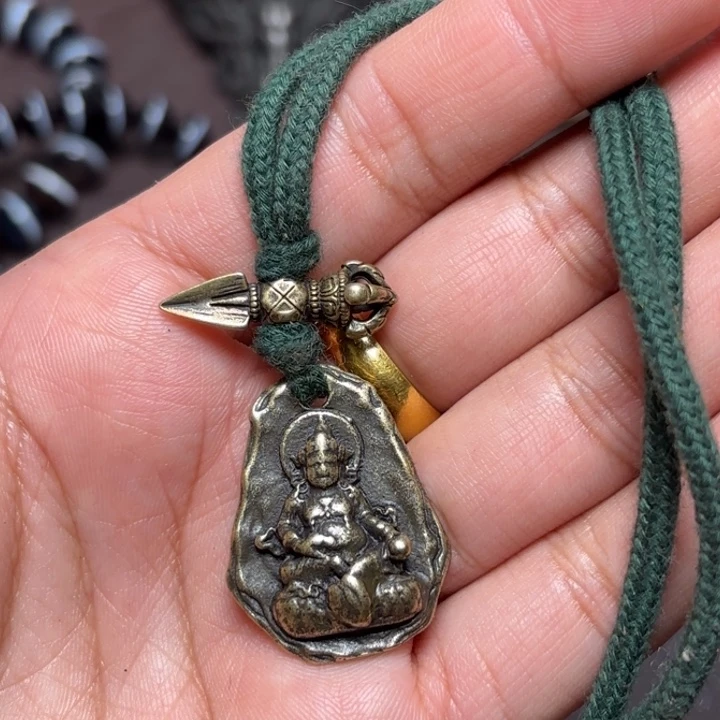 玻璃颈饰藏传喜马拉雅