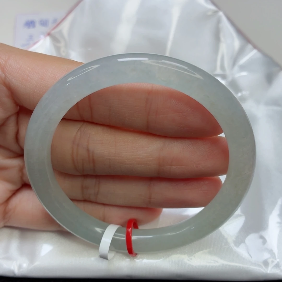 翡翠未镶嵌手镯老坑54圈冰底小灯泡009瑕疵漏⭐️⭐️