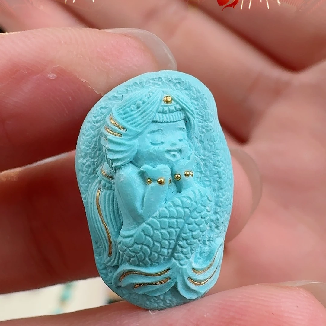 绿松石珠宝奇石未镶嵌