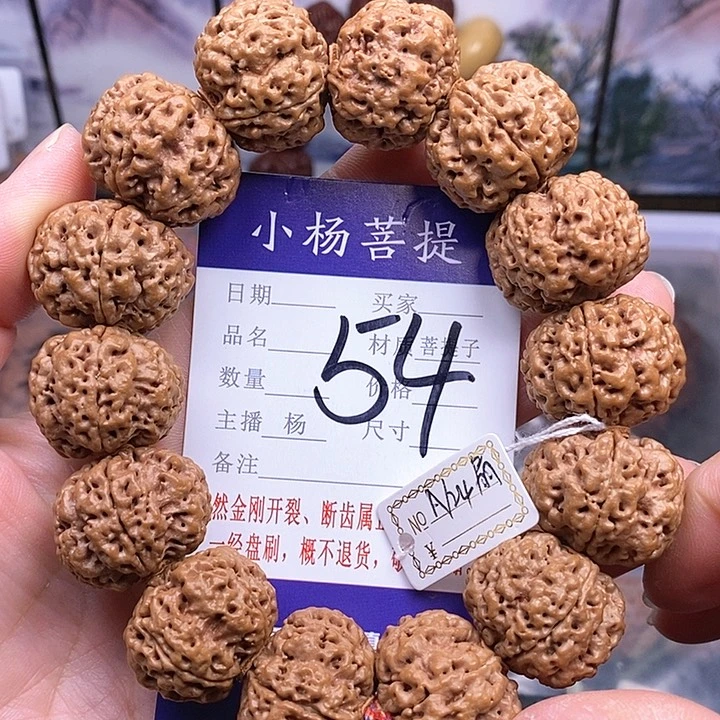 手串金刚菩提24扇面双龙