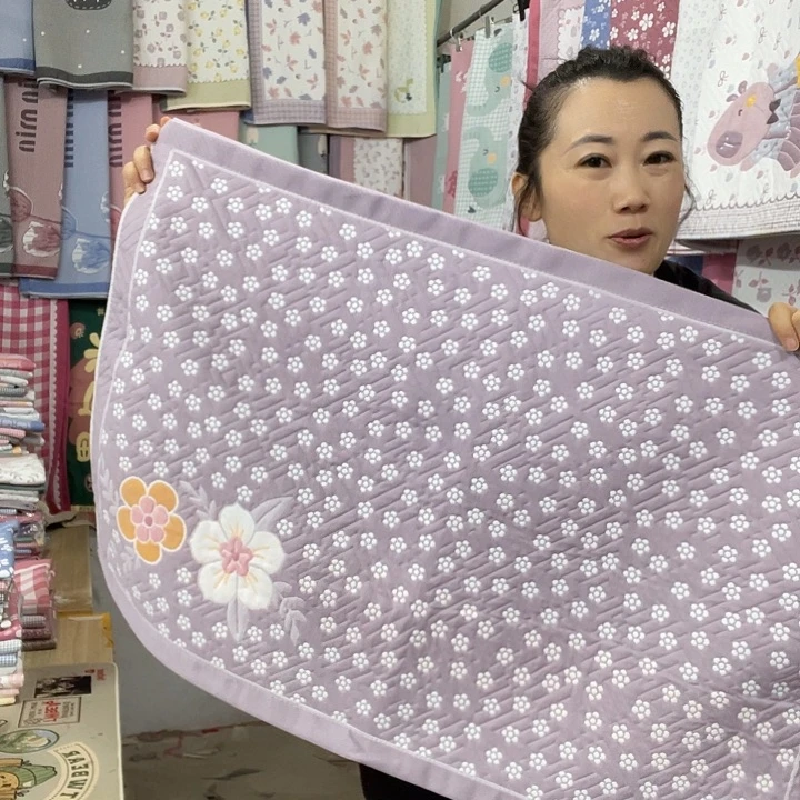 棉特价促销紫色梅花纯棉