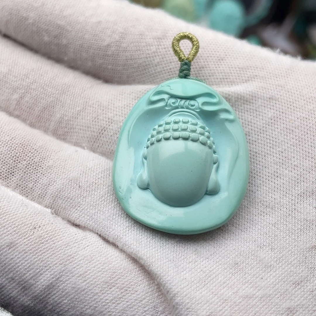 绿松石未镶嵌颈饰