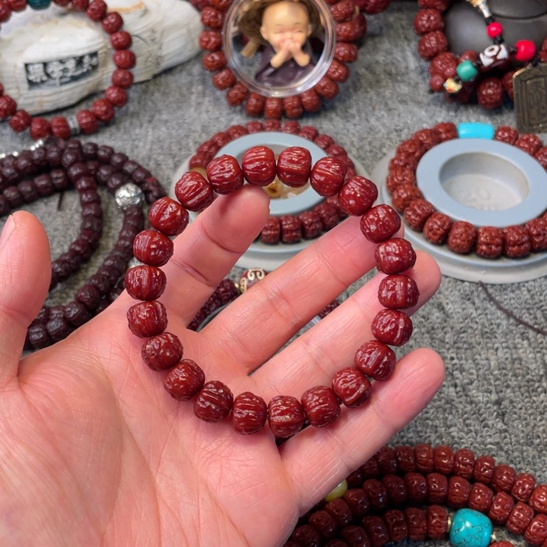 猴头核桃手串11-12猴头金蟾