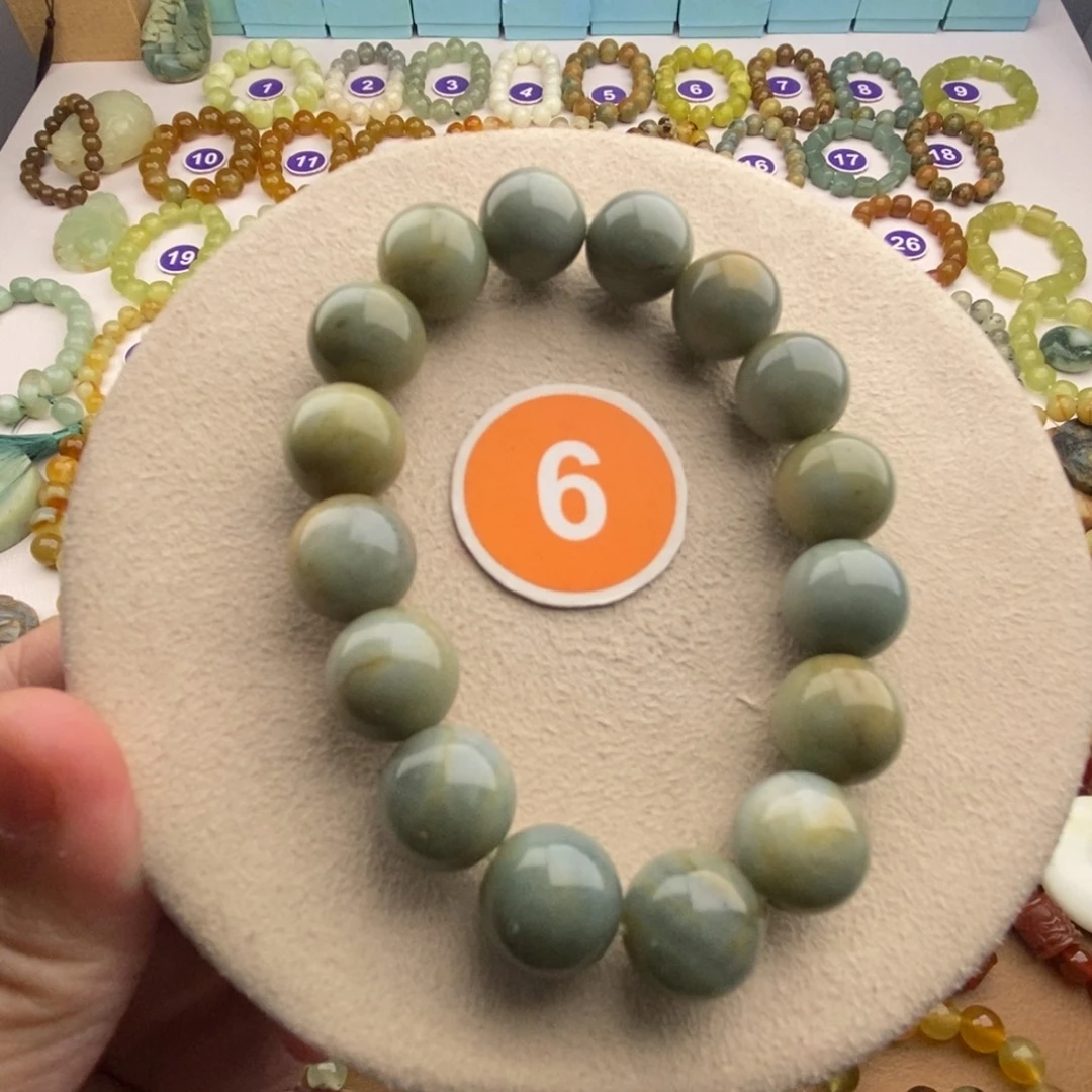 蛇纹石玉未镶嵌手串