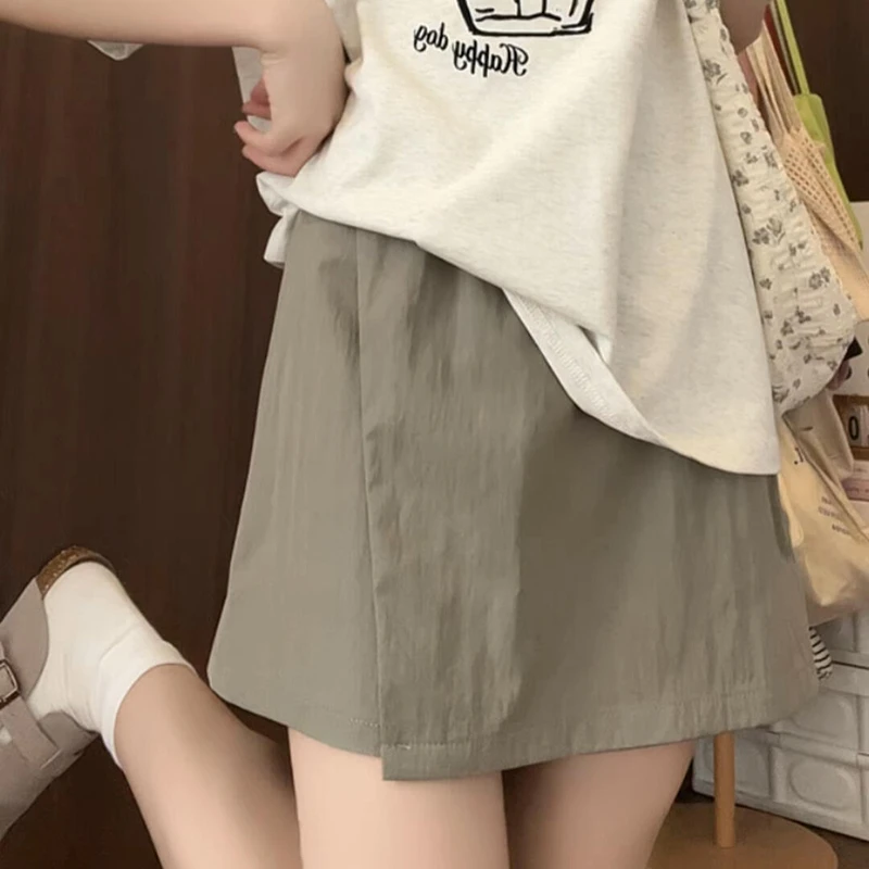 2025新款冰丝山本短裙女夏季薄休闲显瘦运动工装裙裤小个子半身裙