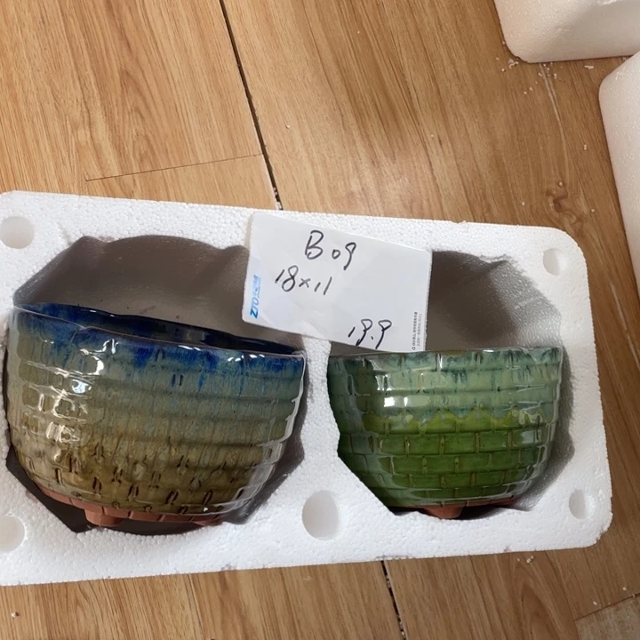 粗陶多肉花盆微瑕090