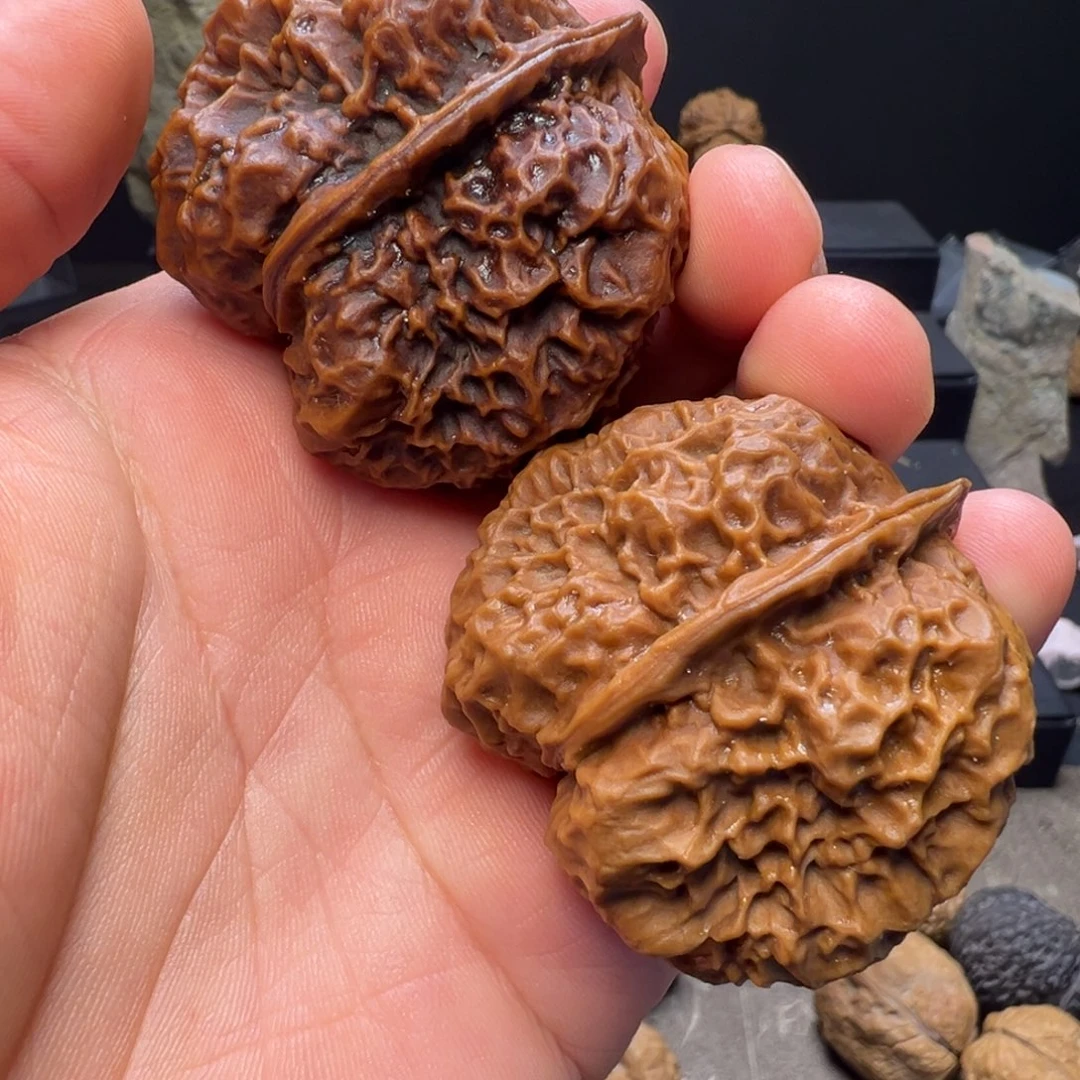 吊坠文玩核桃白泽48.5mm