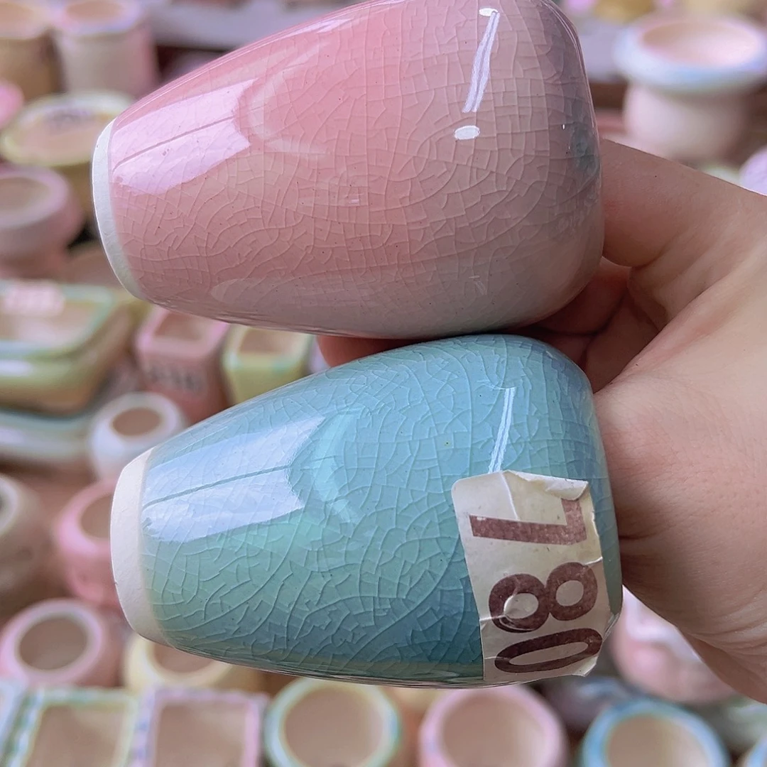 陶瓷花盆当场满12包邮