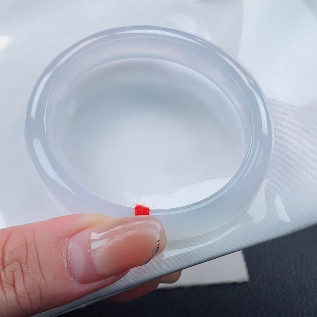 翡翠未镶嵌手镯54贵妃冰粉