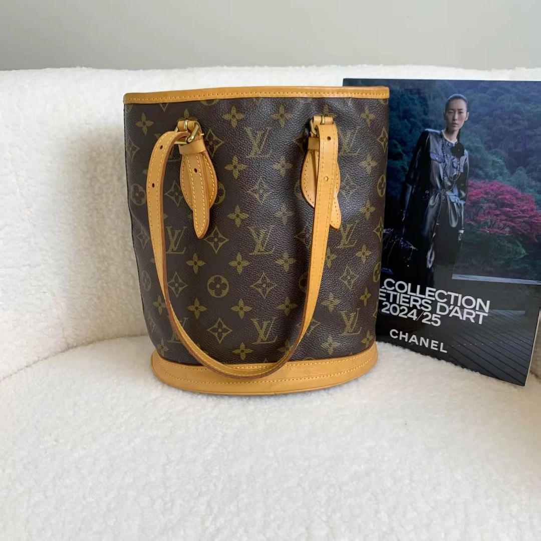 99新 LouisVuitton/路易威登 壹臻/老花中古小水桶 00年 61534608