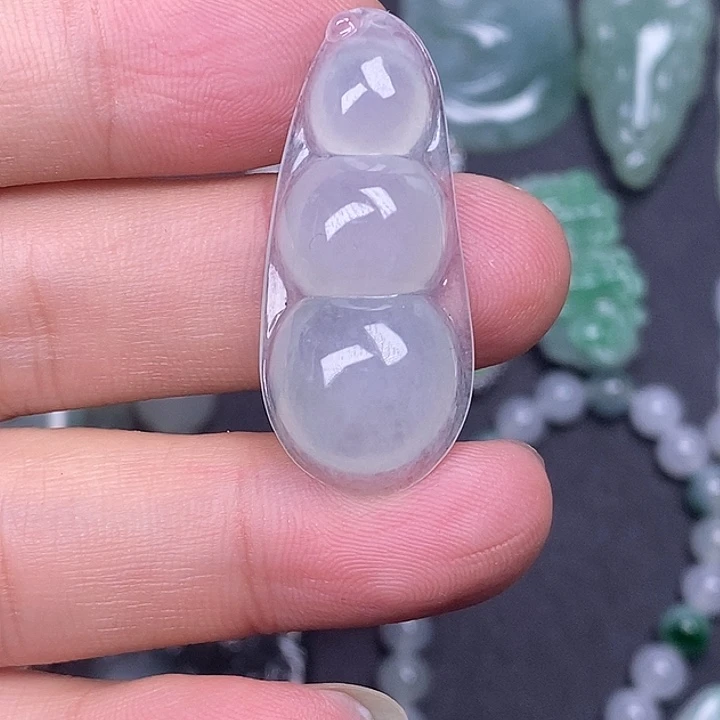翡翠未镶嵌颈饰天然缅甸翡翠A货