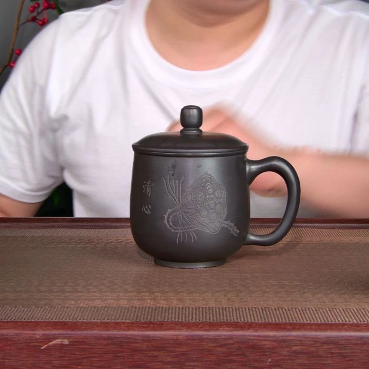 茶杯紫砂高货放漏