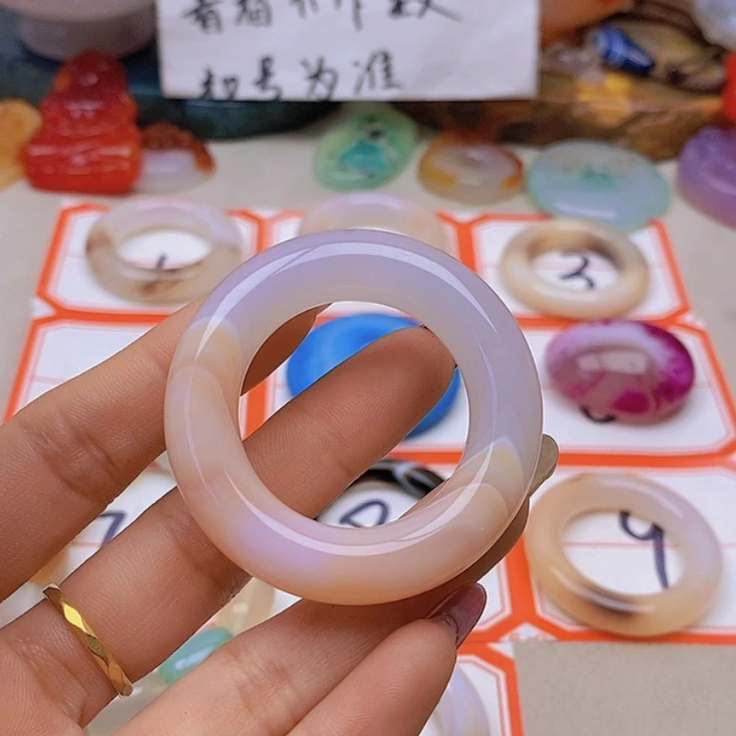 【闪购商品】未镶嵌玛瑙/玉髓珠宝半成品然**物