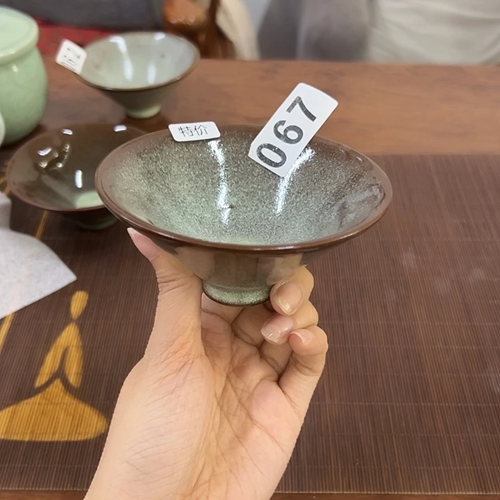 龙泉云间青瓷小米茶器