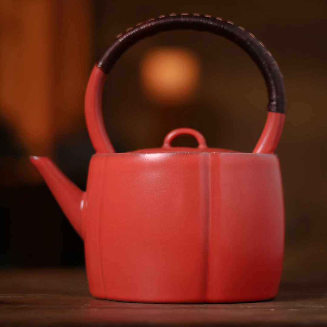 【梵山堂】大号山楂红对影壶550ml（W0582）