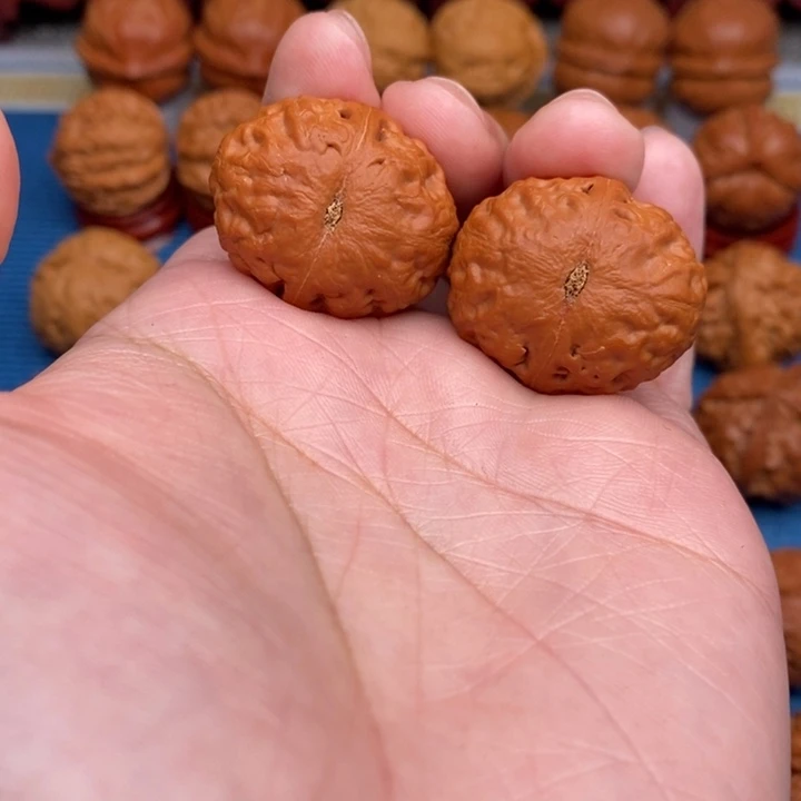 玩***）把件文玩核桃麒麟磨盘