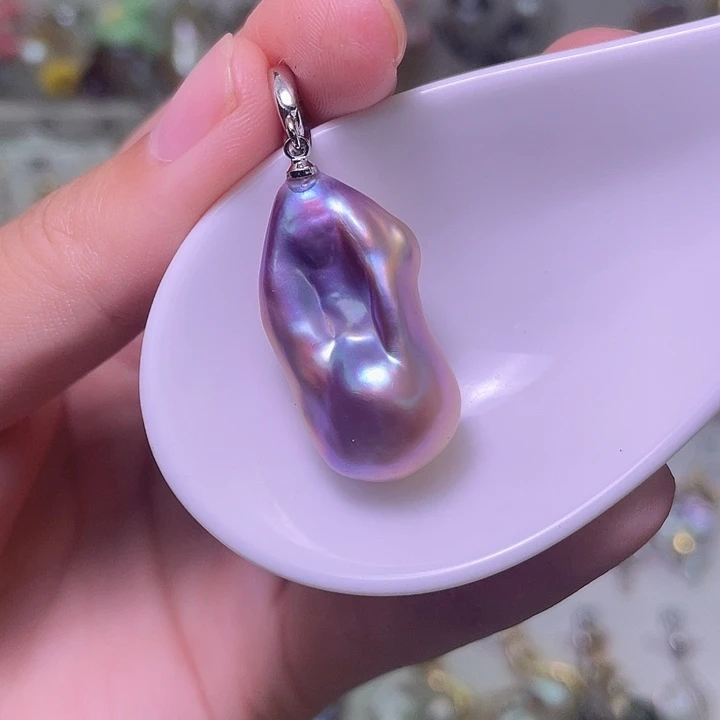 颈饰合金淡水珍珠15