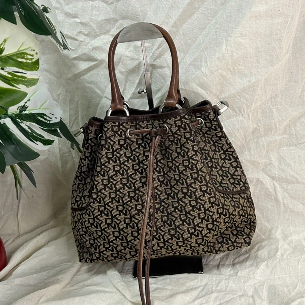 中古包no退no换｜经典老花水桶包