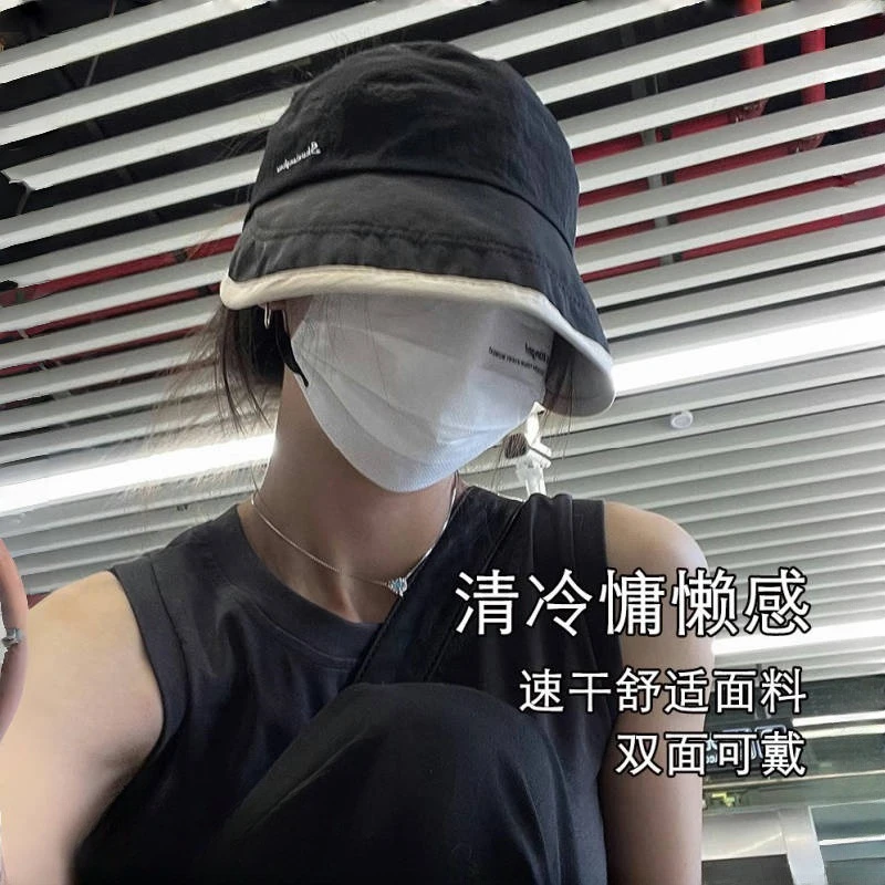 速干空顶帽可扎高马尾鸭舌女夏季空顶遮阳防晒帽防真空袋食品专用