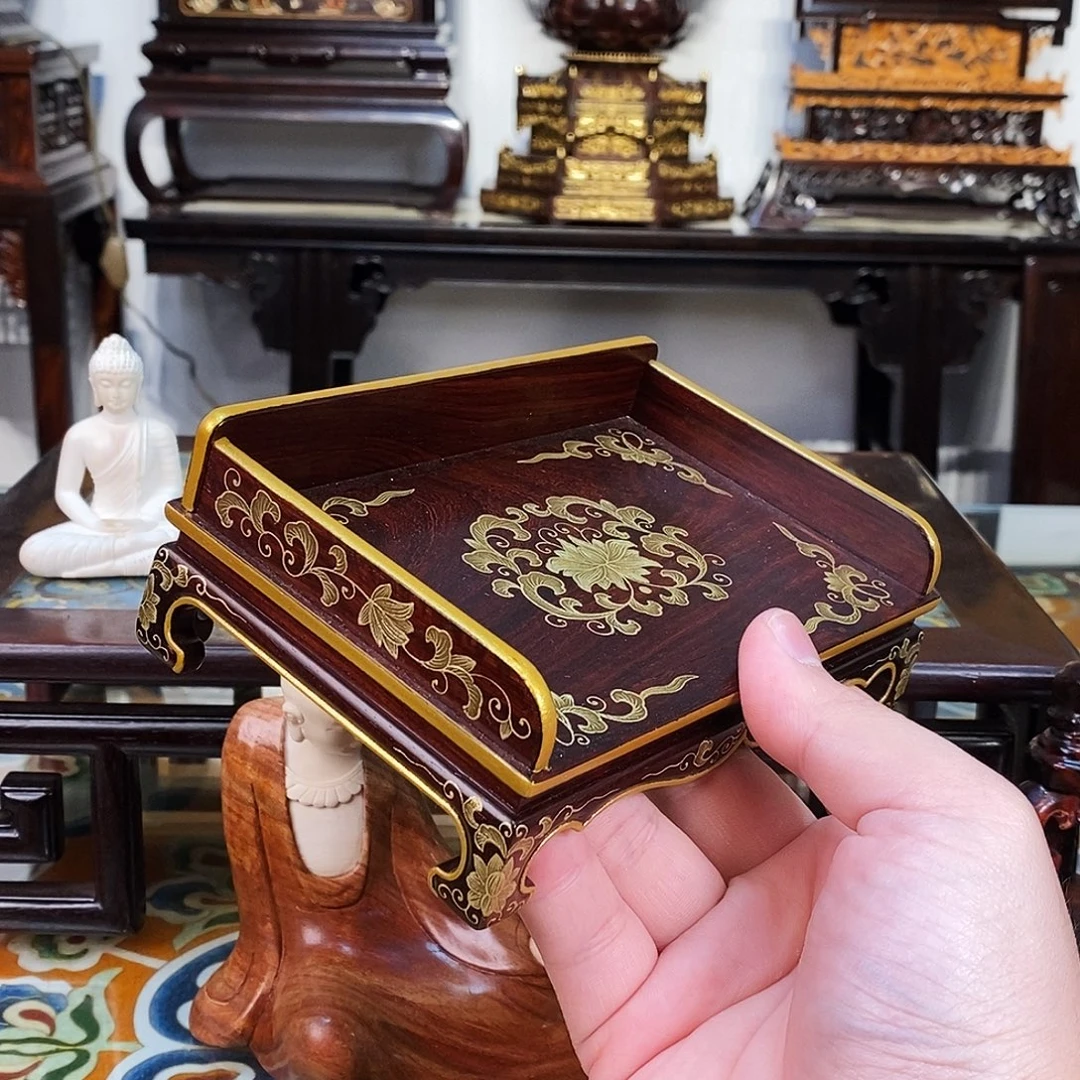 紫檀木类成套家具小叶紫檀底座