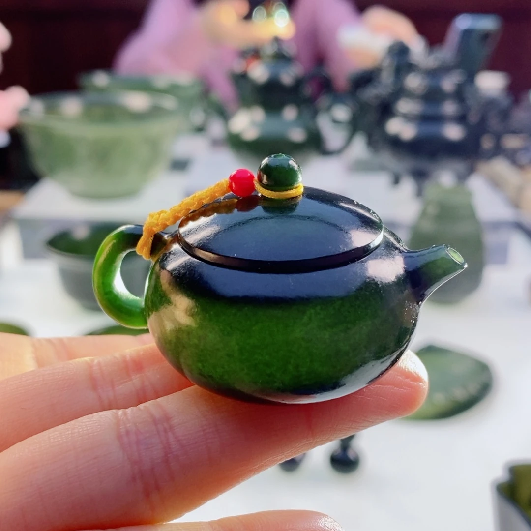 和田玉（青玉）摆件未镶嵌