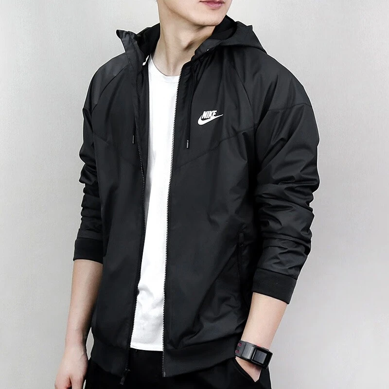 NIKE/耐克男装夹克25夏新款休闲运动服新派简约跑步训练防风外套