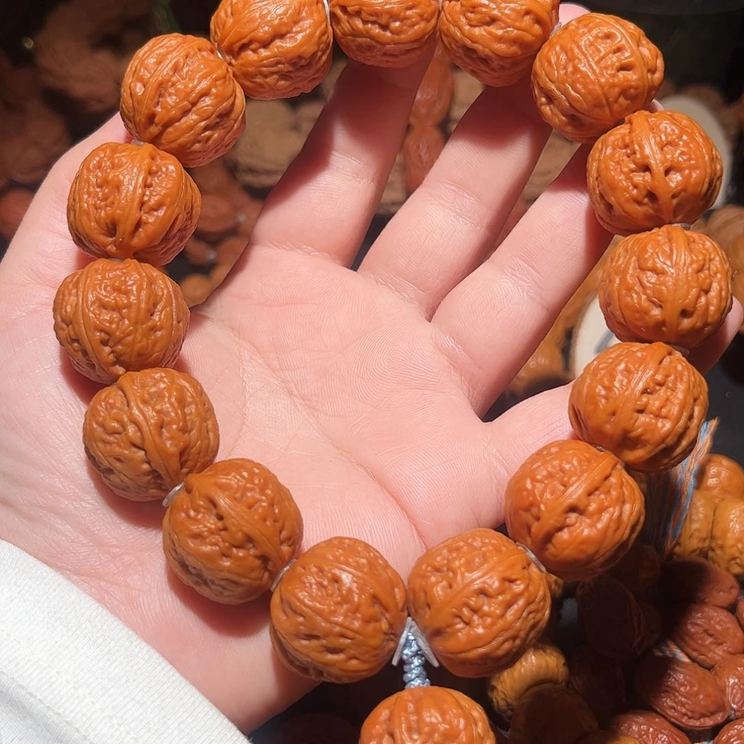 手串文玩核桃粗筋方墩24