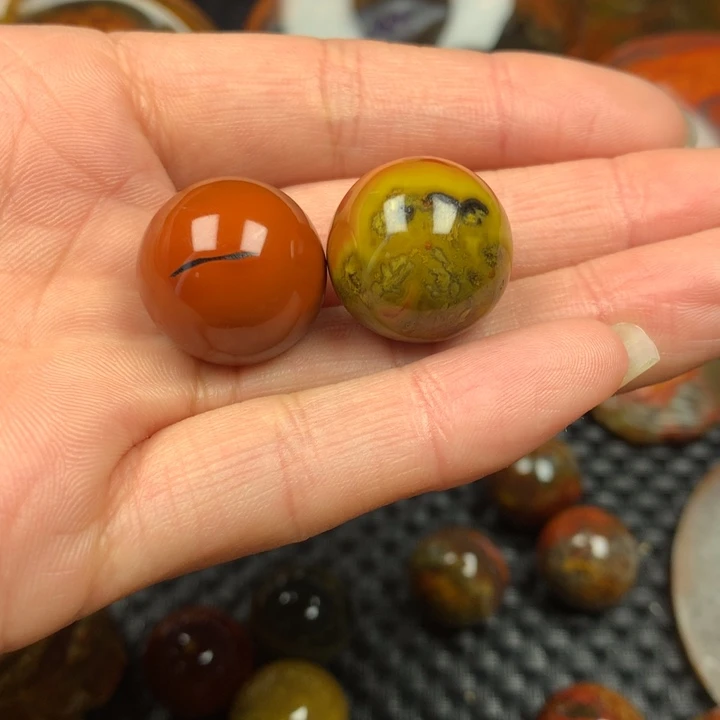 未镶嵌单珠玛瑙/玉髓不**心