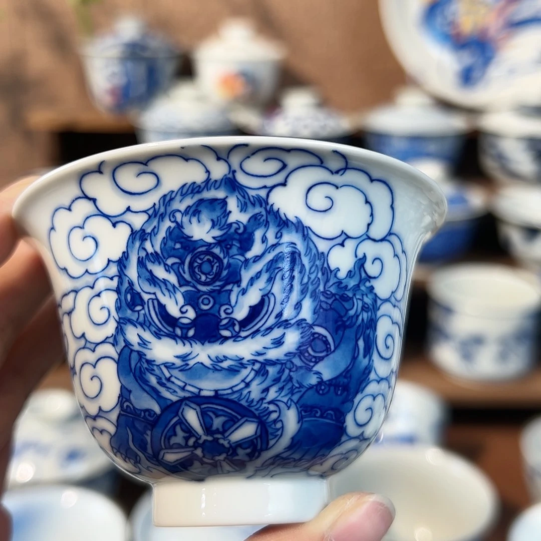 用****4拾藝致物醒狮铃铛杯