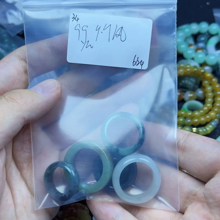 竹***梦翡翠戒指未镶嵌翡翠
