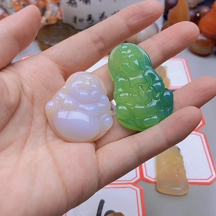 【闪购商品】未镶嵌玛瑙/玉髓珠宝半成品双***