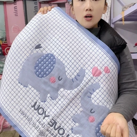 棉特价蓝色小飞象
