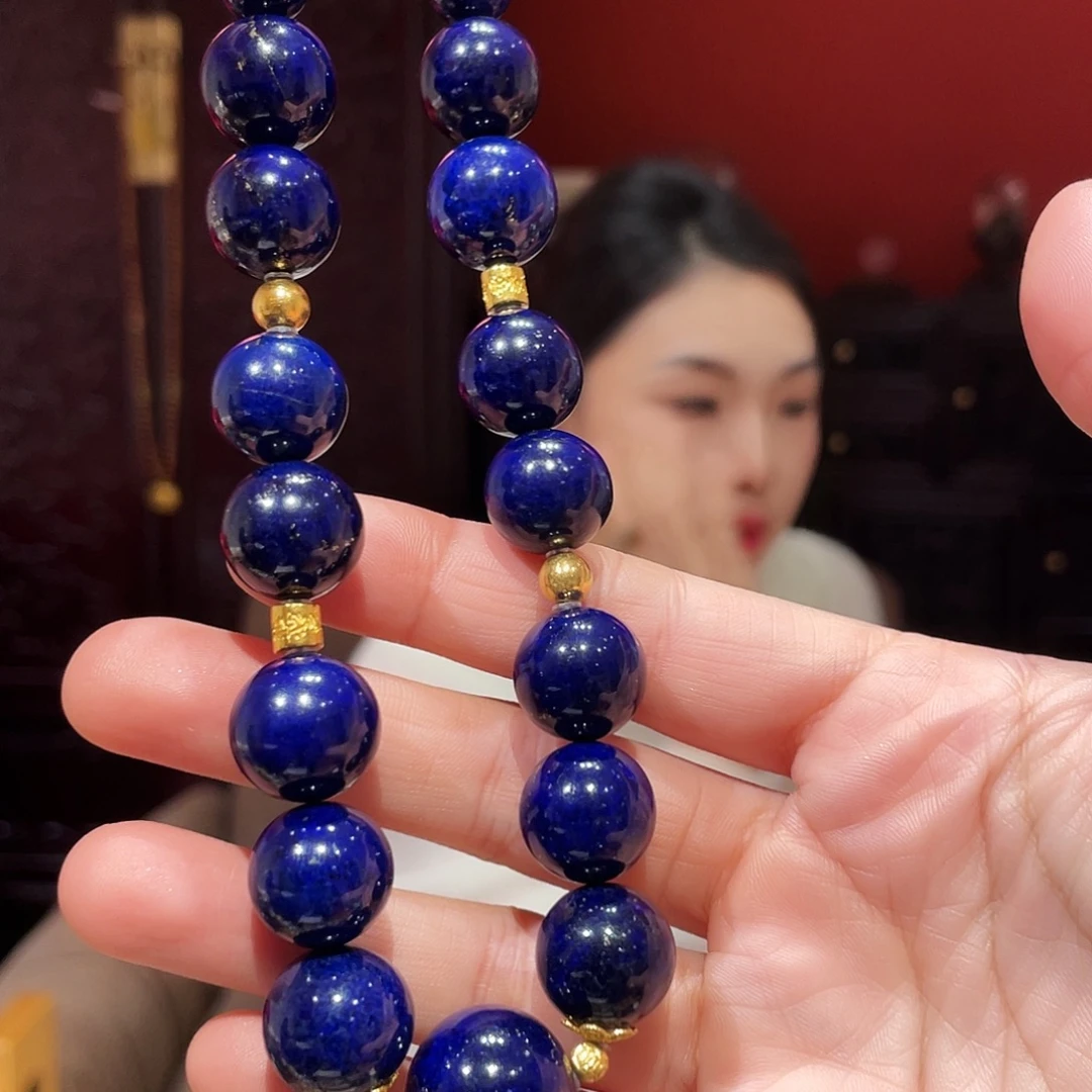 青金石未镶嵌手链