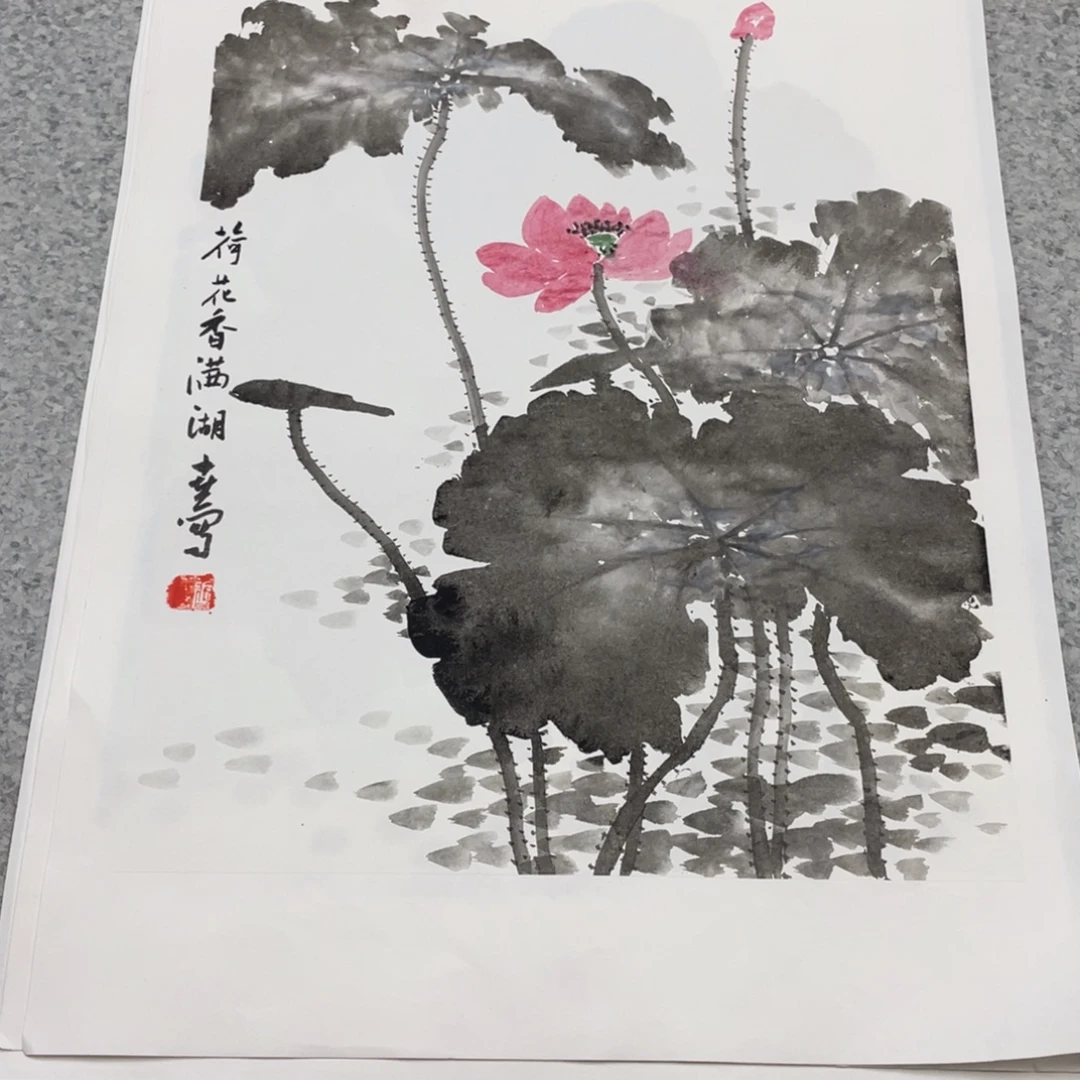 国画1.4平尺国画作品
