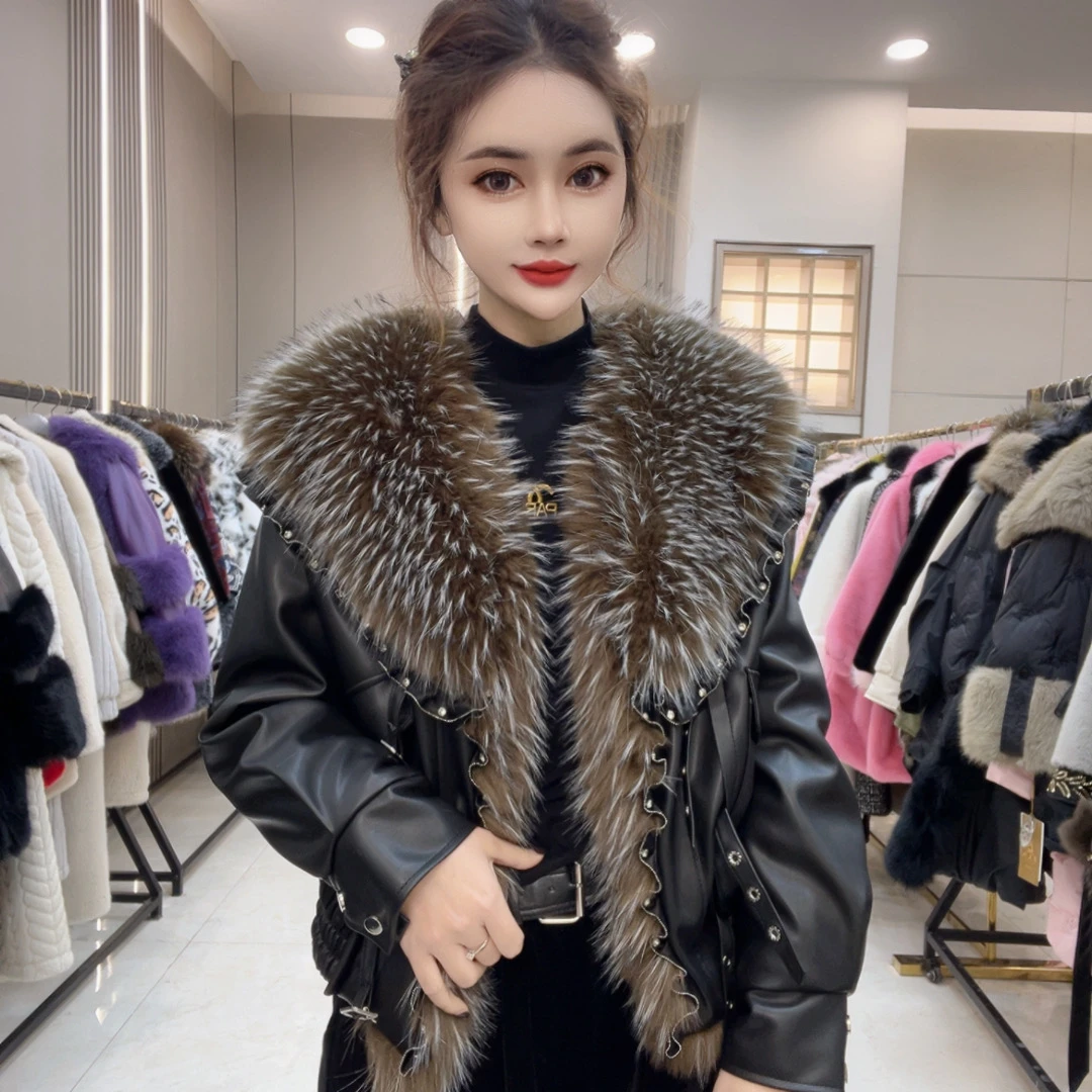 2025新款外套百搭时尚毛毛女装外套309