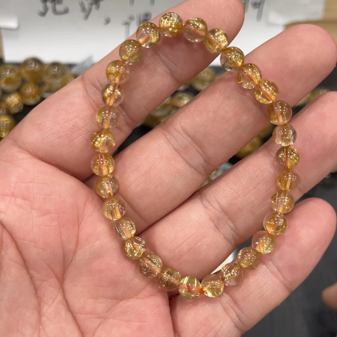 水晶手链未镶嵌d422钛晶