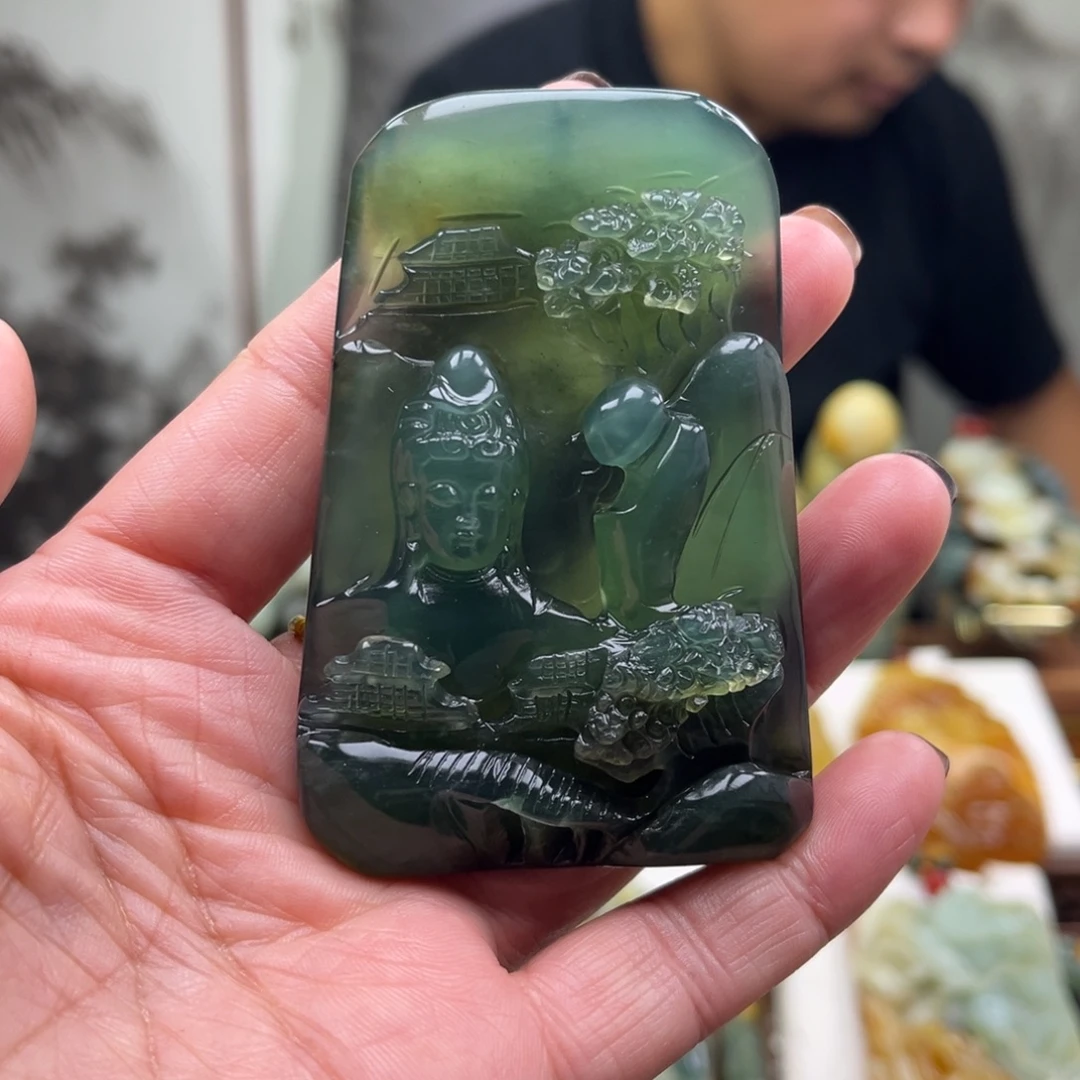 D***折岫玉未镶嵌挂件挂件