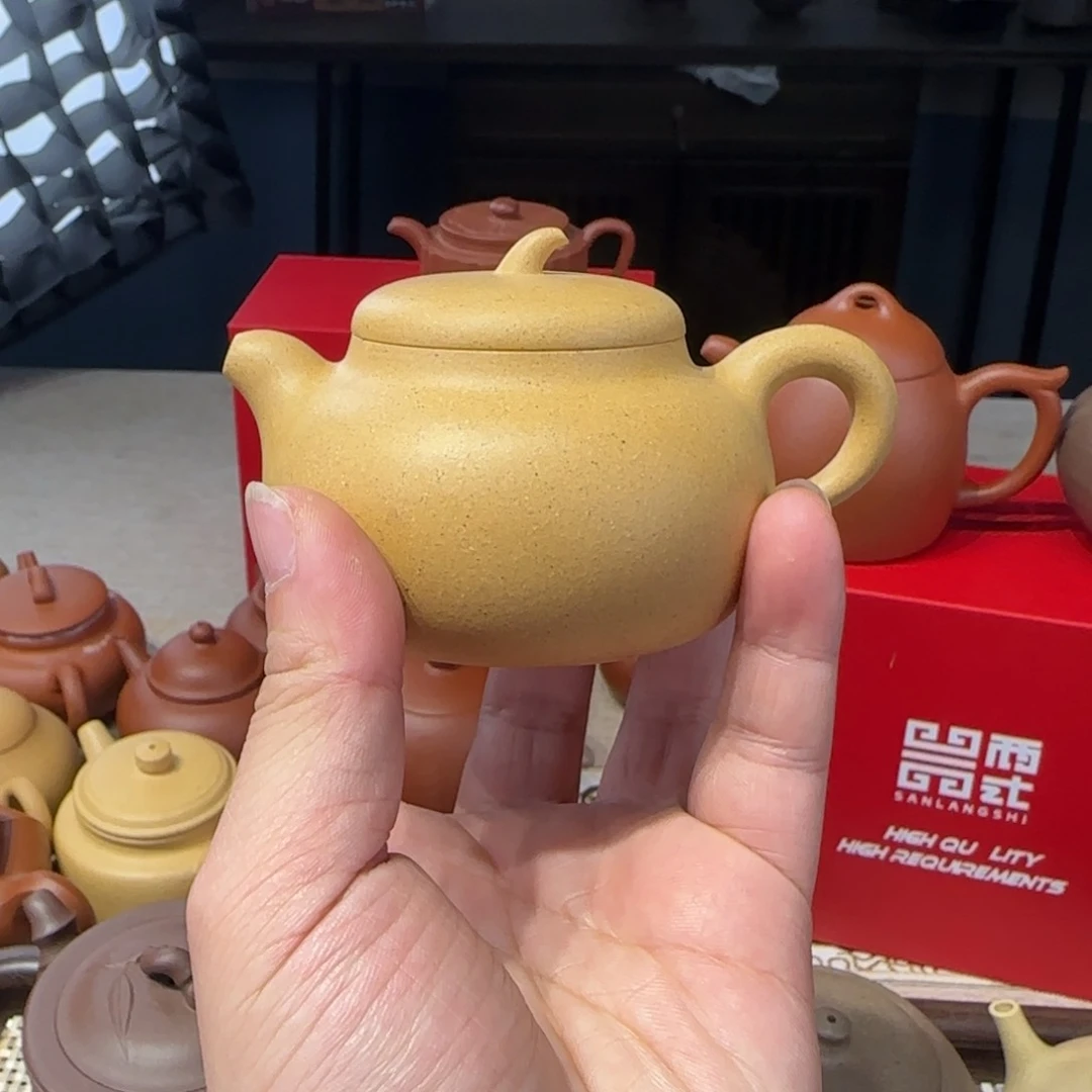 紫砂茶壶本绿 茄瓜